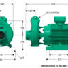 1E0076 | QFE 3 150 | Bomba Barnes | Alta Presión | Hierro | Motor Eléctrico - Imagen 3