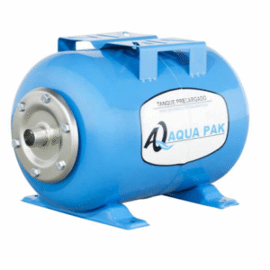 AQ50LH	TANQUE PRECARGADO HORIZONTAL DE MEMBRANA, AQUA PAK, SERIE AQ, ACERO AL CARBÓN, 50 LITROS, PRESIÓN MÁXIMA 86 PSI