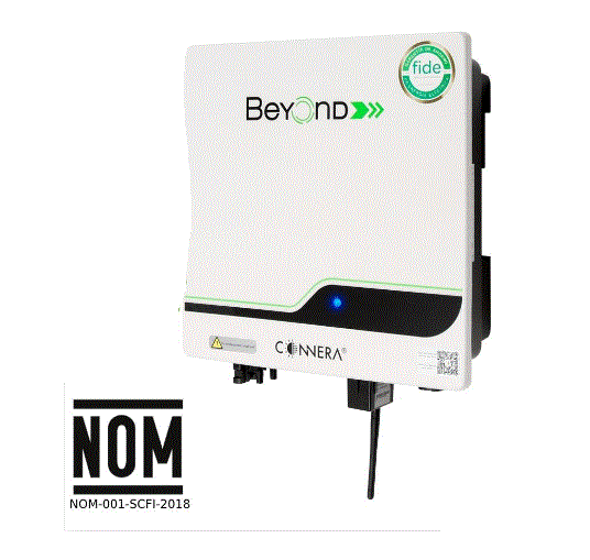 BEYOND3KM2/1 NVERSOR DE INTERCONEXIÓN A LA RED, CONNERA, SERIE BEYOND, 3 KW, CONEXIÓN MONOFÁSICA, 1 CANAL MPPT