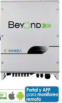 BEYOND36KT4/3 INVERSOR DE INTERCONEXIÓN A LA RED, CONNERA, SERIE BEYOND, CONEXIÓN TRIFASICA, 3 CANAL MPPT