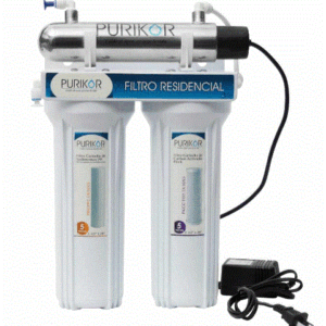PKF-3UV	SISTEMA DE FILTRACIÓN BÁSICA POU MARCA PURIKOR DE 3 ETAPAS CON LUZ UV Y FILTRACIÓN DE 5 MICRAS PARA FLUJO DE 0.5 GPM