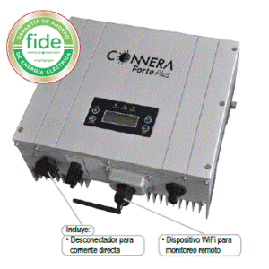 FORTEPLUS10KT2/2	INVERSOR DE INTERCONEXIÓN A LA RED CONNERA SERIE FORTE PLUS,10 KW, CONEXIÓN TRIFÁSICA, 2 CANALES MPPT