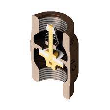 HGVC012 - Cheque Hidro Helbert | Sello en PTFE (Teflón) | Bronce | Diámetro ½”