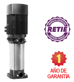 JOB3.5 R30-4	MOTOBOMBA MULTIETAPAS VERTICAL ALTAMIRA SERIE JOB, 3.5 LPS, 4 ETAPAS, 3 HP, 3 FASES, 230/460 VOLTS