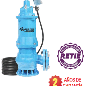 ROBUSTA3/40/3230	MOTOBOMBA SUMERGIBLE PARA LODOS, AQUA PAK, SERIE ROBUSTA, 4 HP, 3 F, 230 V, DESCARGA 3" BRIDADA, SÓLIDOS 1.2"