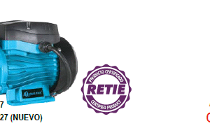 AP-10XB-1127    MOTOBOMBA PERIFÉRICA AQUA PAK SERIE AP, BÁSICA, 20 LPM, 1 ETAPA, 1 HP, 1 FASE, 127 VOLTS AP-10XB-1127