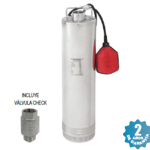LIFT120-4-1230A	MOTOBOMBA SUMERGIBLE, 5", ALTAMIRA, SERIE LIFT, 120 LPM, ACERO INOXIDABLE, 2 HP, 1 FASE, 230 V, 2 HILOS, D 2"