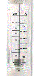 METRO150B2	FLUJÓMETRO INDUSTRIAL, SERIE METRO, PURIKOR, PARA MEDIR EL CAUDAL DE LÍQUIDOS Y GASES, 30 A 150 GPM