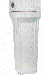 PKPFB10X.25	PORTAFILTRO PARA CARTUCHOS DE 2.5" X 10" MARCA PURIKOR CONSTRUIDO EN POLIPROPILENO CON CONEXIONES DE 1/4" HEMBRA