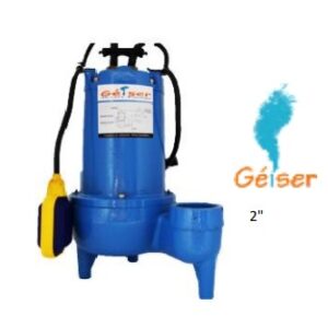 50WQ0.37-2P | ELECTROBOMBA SUMERGIBLE PARA AGUAS RESIDUALES | GÉISER | 0.5HP