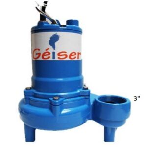 80WQ1,5-4P | ELECTROBOMBA SUMERGIBLE PARA AGUAS RESIDUALES | GÉISER | 2HP