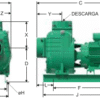 1D0551 | AE 6B 150 | Bomba Autocebante Hierro | BARNES  | Trifásica | Motor Eléctrico - Imagen 3