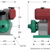 1B0478 | GD 1.5B 100 HF | Bomba GS Hierro | BARNES | Motor Diesel Hi-Force - Imagen 3