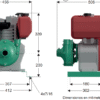 1B0472 | GD 1B 100 HF | Bomba GS Hierro | BARNES | Motor Diesel Hi-Force - Imagen 3