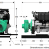 1B0190 | GD 1.5D 330-LD | Bomba GS Hierro | BARNES | Motor Diesel Lombardini - Imagen 3