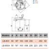 LB-800 | ELECTROBOMBA SUMERGIBLE PORTÁTIL MONOFÁSICA | TSURUMI PUMP | 1HP - Imagen 3