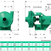 1B0100 | GU 1.5C 1 | Bomba GS Acople Universal | Hierro | BARNES | 1800RPM | 4 Polos - Imagen 3