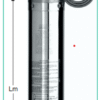 Bomba Hidráulica | Pozo profundo 4" | BARNES | Acero Inox 304 | Ref E0314 | Ø 2" | 220V | 12 | 7.5 HP | 4SP 7512 - Imagen 3