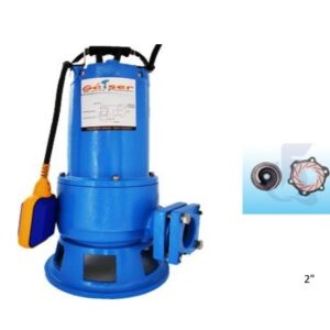 WQD10-10-1,1Q | ELECTROBOMBA SUMERGIBLE CON ANILLO DESGARRADOR PARA AGUAS RESIDUALES | GÉISER | 1.5HP